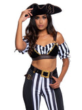 Leg Avenue 5-Piece Black Beauty Sexy Pirate Costume Set