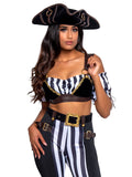 Leg Avenue 5-Piece Black Beauty Sexy Pirate Costume Set