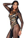 Leg Avenue 3-Piece Nile Queen Egyptian Catsuit Costume