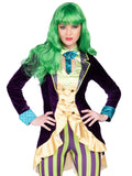 Leg Avenue 2-Piece Wicked Trickster Comic Villain Costume