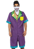 Leg Avenue 3-Piece Mens Super Villain Jumpsuit Costume