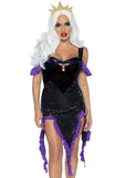 Leg Avenue 2-Piece Sultry Sea Witch Villain Costume Set