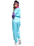 Leg Avenue 2-Piece Awesome 80s Zipper Track Suit With Sweatband
