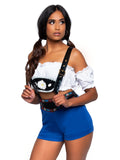 Leg Avenue 2-Piece Lederhosen Honey Oktoberfest Costume Set