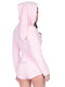 Leg Avenue Cuddle Bunny Ultra Soft Bodysuit With Ear Hood