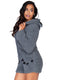 Leg Avenue Cuddle Koala Ultra Soft Romper With Hood Costume