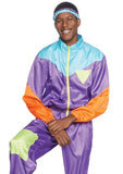 Leg Avenue Men's Awesome 80’s Track Suit Costume Set