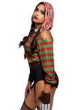 Leg Avenue 4-Piece Dream Killer Slasher Horror Costume Set