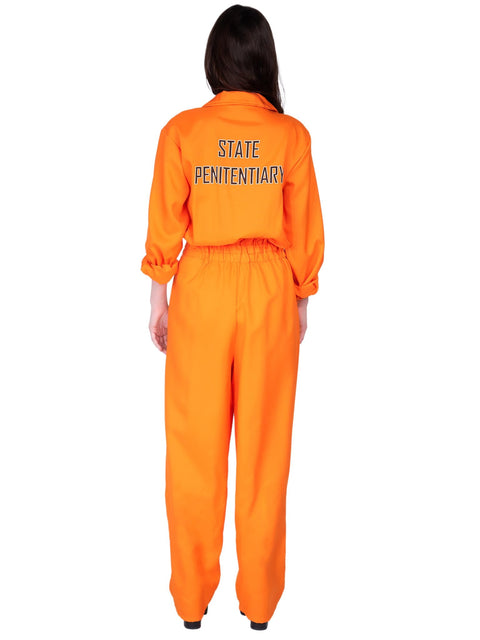 Leg Avenue Orange Prison Jumpsuit for Women
