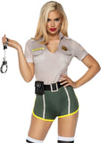 Leg Avenue 2-Piece Hot Cop Police Trooper Costume Set