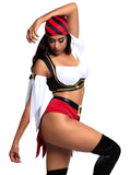 Leg Avenue 4-Piece Wicked Pirate Wench Costume Set