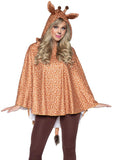 Leg Avenue Giraffe Poncho Animal Costume With Hood