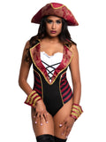 Leg Avenue 4-Piece Sultry Swashbuckler Costume Set