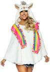 Leg Avenue Llama Poncho Costume With Llama Face Hood