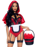 Leg Avenue Naughty Miss Red Riding Hood Costume