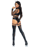 Leg Avenue Criminal Kitty Bodysuit Costume