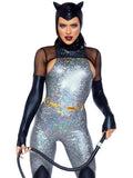 Leg Avenue Feline Felon Villain Catsuit Costume