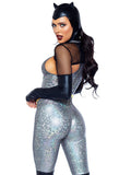 Leg Avenue Feline Felon Villain Catsuit Costume