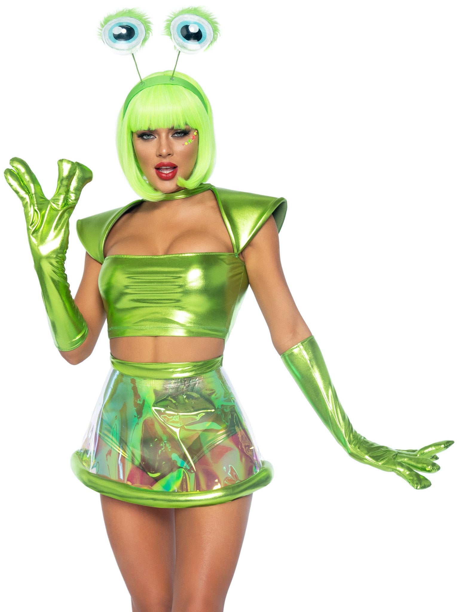 Alien Halloween Costume Futuristic Costume Alien Bodysuit 