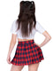 Leg Avenue 2-Piece Classic Plaid School Girl Costume