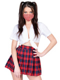 Leg Avenue 2-Piece Classic Plaid School Girl Costume