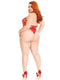 Color_Red | Leg Avenue Can't Say No Plus Lace Teddy