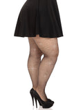 color_black | Leg Avenue Rhinestone Fishnet Tights