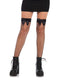 Leg Avenue Fence Net Bow Top Thigh Highs Stockings