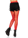 Leg Avenue Flame Pattern Net Fishnet Tights