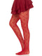 color_red | Leg Avenue Valentina Heart Net Tights