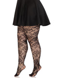 Leg Avenue Rose Net Tights