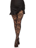 Leg Avenue Wild Rose Net Tights