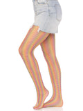 Leg Avenue Woven Rainbow Net Tights