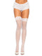 Leg Avenue Stay Up Lace Top Micro Net Thigh Highs