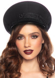 Leg Avenue Rhinestone Festival Officer Hat