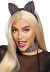 Leg Avenue 2-Piece Rhinestone Cat Ear Costume Kit
