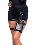 Leg Avenue Multi Strap Garter Utility Belt With Pocket