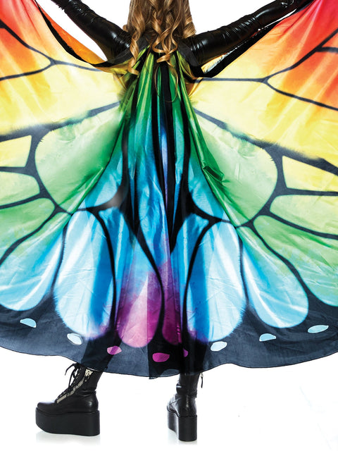 Leg Avenue Festival Butterfly Wing Halter Cape with Batons