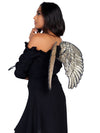 Leg Avenue Golden Sequin Costume Angel Wings