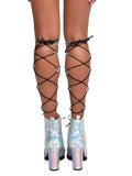 Leg Avenue Iridescent Studded Shin Guards