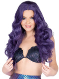 Leg Avenue 29" Mermaid Wavy Long Center Part Costume Wig