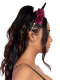 Leg Avenue Dark Velvet Unicorn Flower Costume Headband