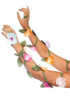 Leg Avenue Flower Arm Wraps Costume Accessory