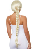 Leg Avenue 31” Long Dual Braid Blond Princess Costume Wig
