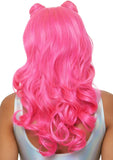 Leg Avenue 24" Long Beachy Waves Wig With Half Up Buns