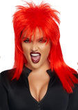 Leg Avenue 21" Unisex Rockstar Straight Mullet Costume Wig