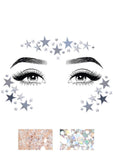 Leg Avenue Dream Adhesive Mirror Star Rhinestone Face Jewels and Glitter