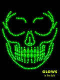 Leg Avenue Glow in the Dark Skull Face Jewels Sticker