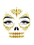 Leg Avenue Sugar Skull Adhesive Face Jewels Sticker