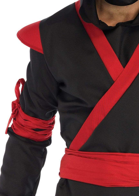 Leg Avenue 5-Piece Mens Ninja Halloween Costume Set With Mask